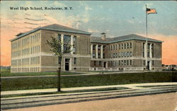 West High School Postcard