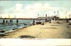 Scene At Ontario Beach Rochester, NY Postcard Postcard