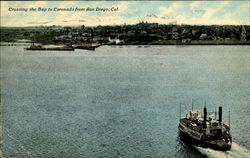 Crossing The Bay To Coronado Postcard