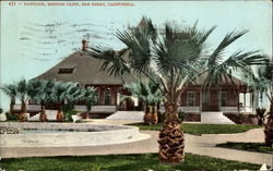 Pavilion Mission Cliff San Diego, CA Postcard Postcard