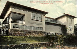 College Of Fine Arts U. S. C. At Garvenza Postcard