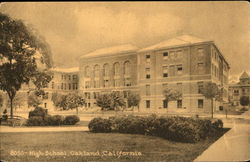 High School Oakland, CA Postcard Postcard