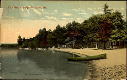 Pine Beach Belgrade lakes, ME Postcard Postcard