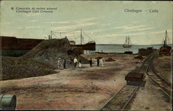 Cienfuegos Coal Company Cuba Postcard Postcard