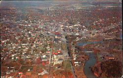 The Aerial View Of The Copper City Rome, NY Postcard Postcard