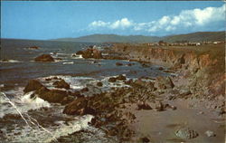 Northern Calif Shoreline Scenic, CA Postcard Postcard