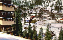 A Panoramic View Of Squaw Valley California Postcard Postcard