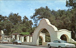 Gate Way To Ojai City Park California Postcard Postcard