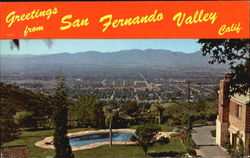 Greetings From San Fernando Valley California Postcard Postcard