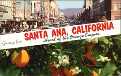 Santa Ana California Postcard Postcard