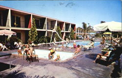 Fantasy Motel, 1734 Harbor Blvd Postcard