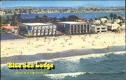 Blue Sea Lodge, 707 Pacific Beach Drive Postcard