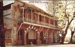 Fallon Hotel And Theatre, Columbia State park California Postcard Postcard