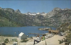 Lake Sabrina Bishop, CA Postcard Postcard