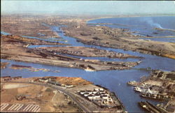 Los Angeles Long Beach Harbor Postcard