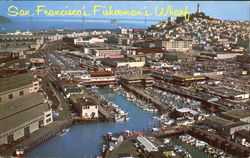 San Francisco Fisherman's Wharf California Postcard Postcard