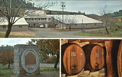 D'Agostini Winery State Historical Landmark, Amador County Postcard