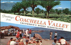 Fabulous Coachella Valley California Postcard Postcard