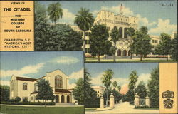 Views Of The Citadel, The Military College Postcard