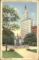 Court Square Fountain Postcard