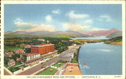 The Lake Placid Marcy Hotel And Cottages New York Postcard Postcard