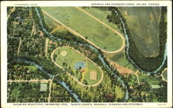 Oakdale And Kenwood Parks Postcard