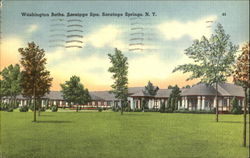 Washington Baths, Saratoga Spa Saratoga Springs, NY Postcard Postcard