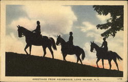 Greetings From Aquebogue Postcard