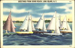 Greetings From Sound Beach, Long Island New York Postcard Postcard