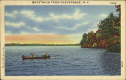 Greetings From Cleverdale Postcard