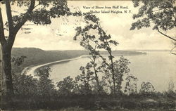 View Of Shore From Bluff Road Postcard