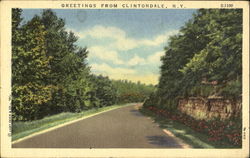 Greetings From Clintondale New York Postcard Postcard