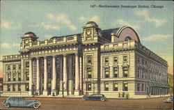 Northwestern Passenger Station Chicago, IL Postcard Postcard