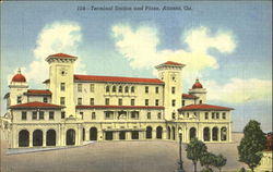 Terminal Station And Plaza Postcard