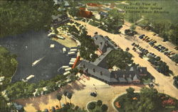 Air View Of Florida's Silver Springs Postcard