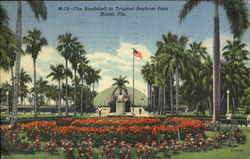 The Bandshell In Tropical Bayfront Park Miami, FL Postcard Postcard