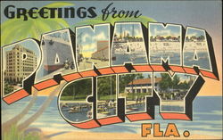 Greetings From Panama City Florida Postcard Postcard