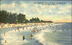 Fine Surf Bathing At Clearwater Beach Scenic, FL Postcard Postcard