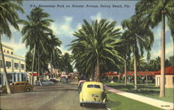 Recreation Park On Atlantic Avenue Delray Beach, FL Postcard Postcard