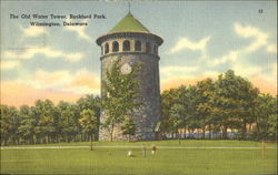 The Old Water Tower, Rockford Park Wilmington, DE Postcard Postcard