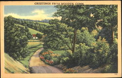 Greetings From Moodus Connecticut Postcard Postcard