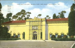 Fine Arts Gallery, Balboa Park Postcard