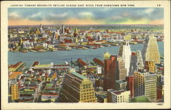 Brooklyn Skyline New York City, NY Postcard Postcard