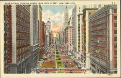 Park Avenue, 46th Street Postcard