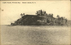 Light House Princes Bay Staten Island, NY Postcard Postcard