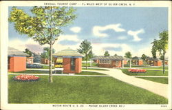 Kendall Tourist Camp, U. S. 20 Postcard