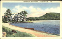 Osborne Inn, Adirondack Mts Speculator, NY Postcard Postcard