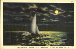 Greetings From Sag Harbor Postcard