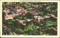 Henry Ford Hospital Detroit, MI Postcard Postcard