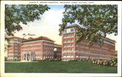 Edwin F. Brown Hospital, Soldiers Home Dayton, OH Postcard Postcard